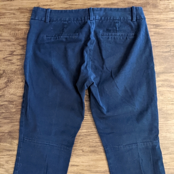 J. Crew Navy Blue "Minnie" Crop Pants - Picture 6 of 8